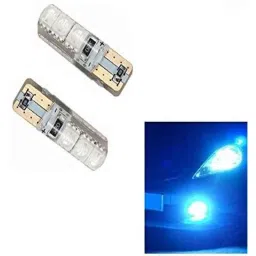 AOW 6 SMD (Blue) Gel LED Parking Bulb Pilot Light/License Plate car Lights For Tata Bolt (Pair/12V)-11