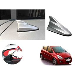 Auto Pearl ABS Silver Universal Replacement Shark Fin Car Roof Antenna For Maruti Suzuki Ritz Type2-image-42