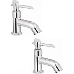 IRIS Croma Brass Chrome Finish Pillar Cock (Pack of 2)-31