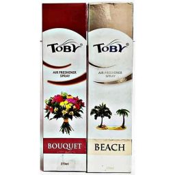 Toby 2 Pcs 270ml Bouquet &a; Beach Long Lasting Fragrance Air Freshener Spray Set-image-55