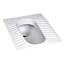 InArt 18x14x5.5 inch Ceramic Saffron Sanitaryware Indian Toilet Seat for Bathroom, INA-660-image-75