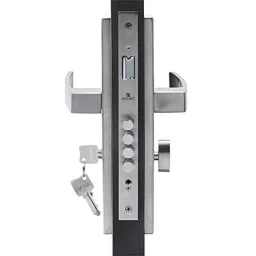Saze 10 inch Stainless Steel 304 Cylindrical Plate Mortise Door Lock Handle Set with One Side Key Cylinder &a; 3 Keys, ‎SE-LB10001-10CY-OSK-image-47