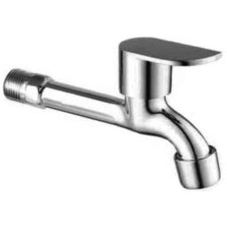 Drizzle SoloMini Brass Chrome Finish Silver Long Body Bib Cock with Foam Flow, LONGSOLOMINI1-image-9