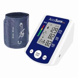 Accusure Grey Fully Automatic Digital Blood Pressure Monitor with Adjustable Arm-Cuff &a; Micro USB Port, BP09-12