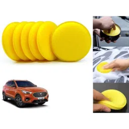 Auto Pearl Polyurethane Beige Washing &a; Waxing Polish Foam Sponge for Astor (Pack of 6)-picture-32