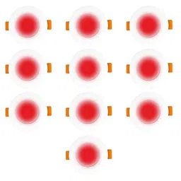 Fybros Zeno 3W Polycarbonate Red Round LED Down Light for Bedroom &a; Living Room, FLS5842J (Pack of 10)-picture-37