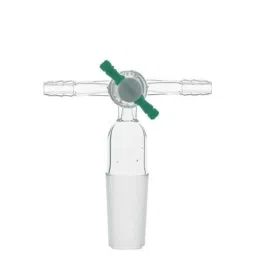 ABGIL B-55 Borosilicate 3.3 Glass 3-Way Vacuum Flow Control Adapter, ABG668-40