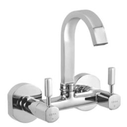 Cera Brass Chrome Finish Gayle Single Lever Wall Mounted Sink Mixer, F1014501-picture-40