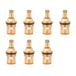 Spazio 1/2 inch Brass Quarter Turn Ceramic Disc Cartridge for Tap (Pack of 7)-picture-43