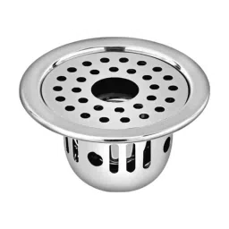 Sanjay Chilly SCCT-RC-127 5x5 inch Stainless Steel 304 Round Cockroach Trap Floor Drain with Hole, SC9900097-picture-29