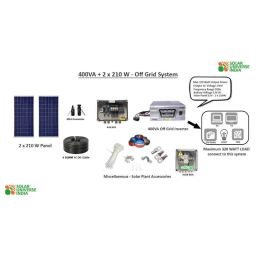 Solar Universe India 400VA Solar Inverter &a; 2 Pcs 210W Polycrystalline Solar Panels Combo-image-12