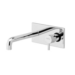 Cera Brass Chrome Finish Wall Mount Basin Spout with Operating Lever, F2013653-picture-16