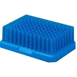 Tarsons 16mm Reinforced Polypropylene 50 Places Test Tube Peg Rack, 205070-42