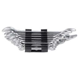 Globus 320 8 Pcs 6-7 to 20-22 Steel Double Open End Spanner Set with 7 inch Long Nose Plier Combo, GL-7LNP-DOEC8 image 3