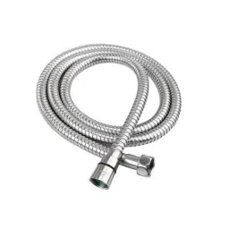 Drizzle 1m Brass Chrome Finish Silver Flexible Tube, A1MTUBE-picture-31