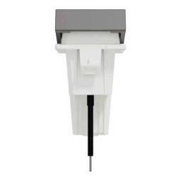 Schneider Electric Miluz Zeta 10A 1 Module Polycarbonate &a; Polyamide Warm Grey Switch with Indicator, MZSWI101M1W_WG image 2