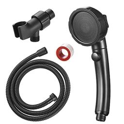 ZAP Exotic ABS Black High Pressure Detachable Handheld Shower Set-picture-23