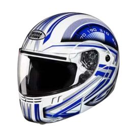 Studds N1 Expanded Polystyrene ISI White Flip Up-Full Face Helmet, Size: Medium-picture-17