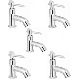 IRIS Croma Brass Chrome Finish Pillar Cock (Pack of 5)-41