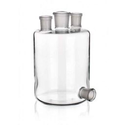 ABGIL 3000ml Borosilicate Glass Three Neck &a; Bottom Outlet Woulff Gas Bottle, Joint: B-40, ABG869-picture-26