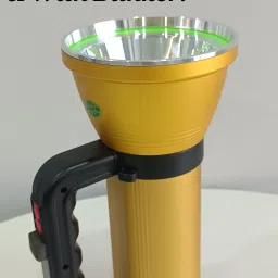 mitsales 1000 W kisan Torch With 3 Km Long Range,3 Modes & Water Proof 10 hrs Torch Emergency Light image 5