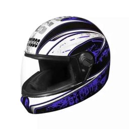 Studds Jade D1 Decor Plastic Matt Black Full Face Helmet, Size: Large-picture-23