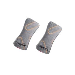 Elegant Fur 30x20x10cm Memory Foam Grey Neck Support Car Pillow (Pack of 2)-picture-14
