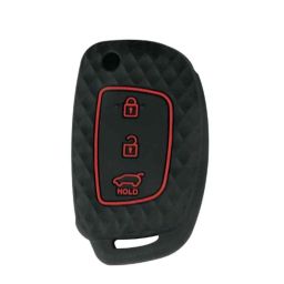 AllExtreme EXKC16 3 Buttons Silicone Shell Case Body Car Remote Black Key Cover-image-87