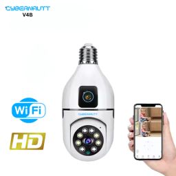 Cybernautt V4B 2MP+2MP Dual Lens FHD Smart WiFi Camera with Motion Detect, Alarm, 2 Way Audio, Notification, Human Detect &a; Support SD Upto 128GB image 3