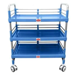 Desco 3 Shelves ABS Instrument Treatment Trolley, ITTT 201-image-65