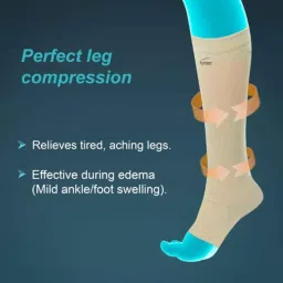 Tynor Compression Below Knee Stocking, Size: S image 2