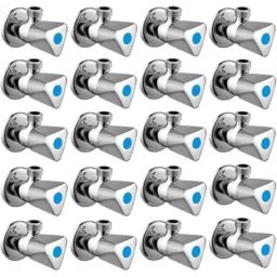 Senkiddpro Triangle Stainless Steel Chrome Finish Wall Mounted Angle Cock (Pack of 20)-image-8