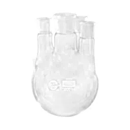 Borosil 1000ml 4 Neck Parallel Round Bottom Flask, 4386D29-36