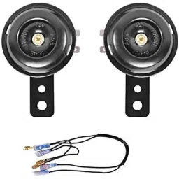 AOW High Tone Double Horn with Wire (12V,400 Hz,105-118 dB) for Yamaha YBR 125-45