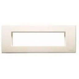 Goldmedal Curve Bella 8 Module White Jazz Cover Plate with Mounting Frame, 32801-picture-41