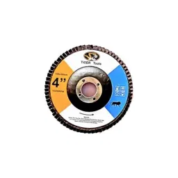 TIGER Tools 4 inch Calcined Aluminium Flap Disc Wheel, TSW0180, Grit: 80 (Pack of 20)-image-85