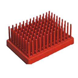 Polylab 96 Places PP Test Tube Peg Rack for 13mm Tube, 77851 (Pack of 6)-24
