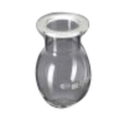 Glassco 50ml White Printing Boro 3.3 Glass Conical Flask with Joint, 071.202.10A (Pack of 5)-2