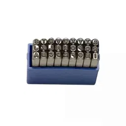 De Neers Steel Silver &a; Blue Letter Punch, A to Z 10mm-picture-1