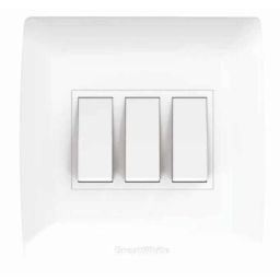 GreatWhite f-Wood 1 Module PVC White Modular Switchboard Plate, 20501-FWH-S (Pack of 10)-image-64