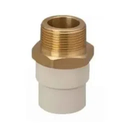 Supreme 1-1/2 inch SDR11 CPVC Brass Off White Male Threaded Adaptor-picture-31