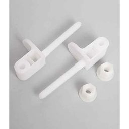 Elegant Casa White Standard PVC European Toilet Seat Cover Screw Hinges-picture-20