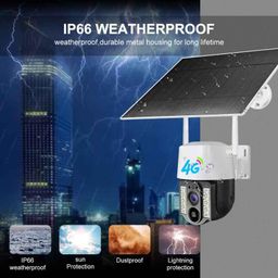 Maizic Smarthome Mini Solaris 3MP 4G Smart Camera with Motion Detection, PTZ Function, Two Way Audio, 360 Degree View Angle &a; Human Detection image 2