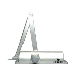 Doyen Pearl 12x14x13cm Aluminium Grey Double Speed Hydraulic Door Closer with Fitting-18