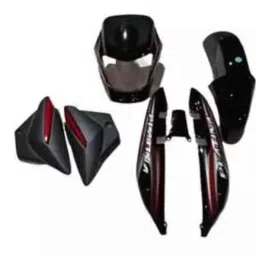 Ultra Black &a; Red Full Body Kit for Bajaj Platina Ui50, ULT-3ZE5LH-picture-5