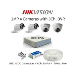 Hikvision 4 Cameras 1MP with 8 Channel DVR Combo Kit-20