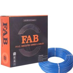 FAB 1 Sqmm Single Core Blue FR PVC CCS Copper Insulated House Wire, Length: 91 m-image-29