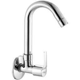 Neelkund Topaz Brass Silver Chrome Finish Square Cut Sink Tap for Bathroom &a; Kitchen-picture-37