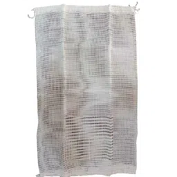 Singhal 18x30 inch White Polypropylene Leno Mesh Storage Bag with Drawstring for Vegetable, Laundry Bag &a; Firewood (Pack of 5)-picture-43