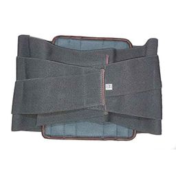 Kudize Lumbar Sacral Double Elastic Grey Back Support Brace, Size: XL-4